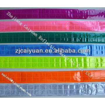 bande réfléchissante de PVC cristal coloré